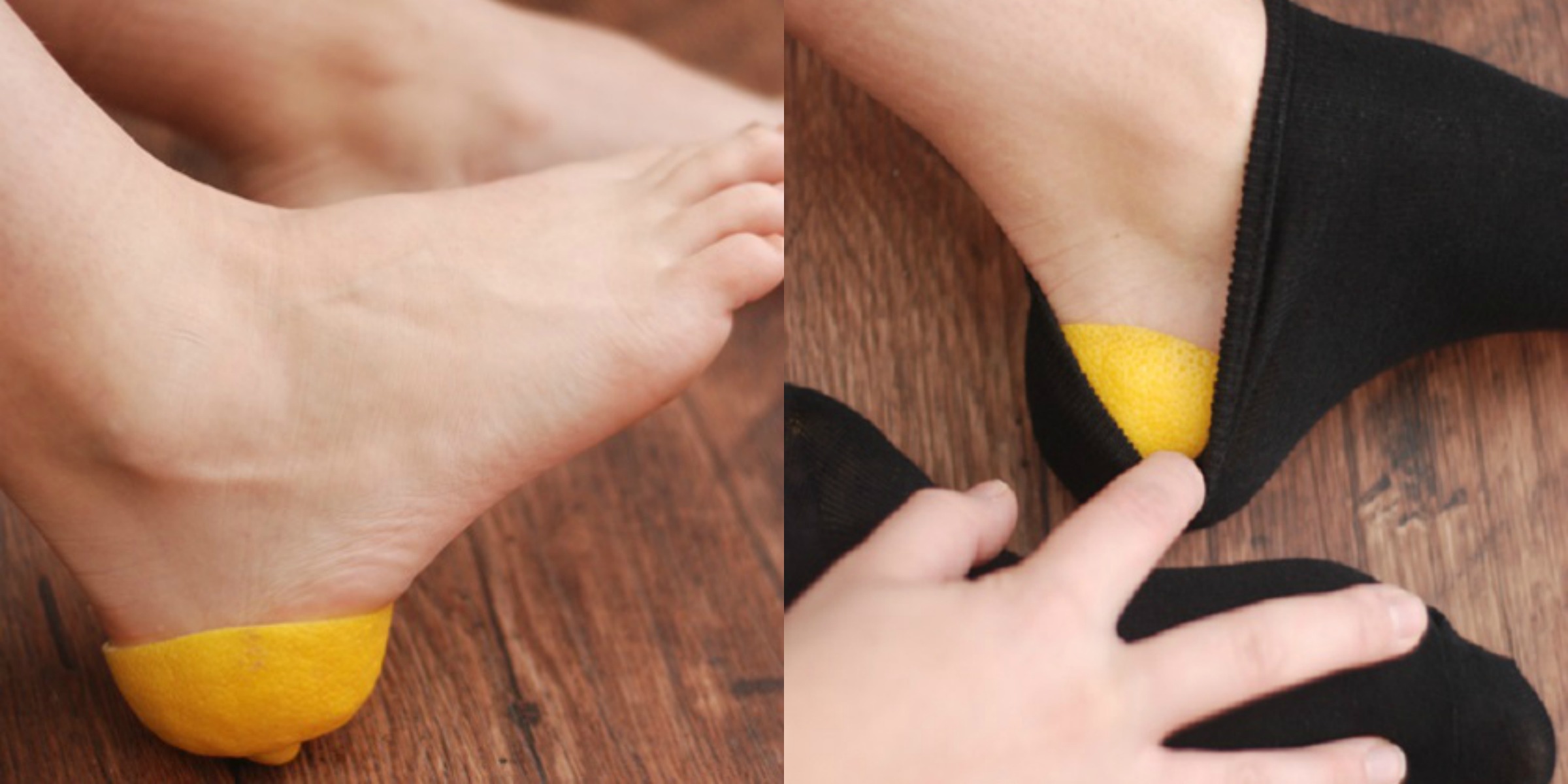 Aprender este truco, ¡nunca más te irás a la cama sin una cáscara de limón en los pies!